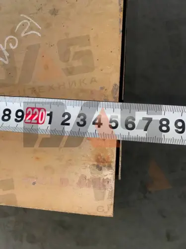 Нож ковша Lonking ZL50C (2253х264х30) угольный ковш с отверстиями (СТ45)