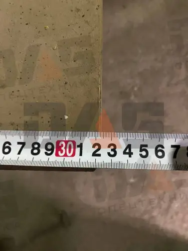 Нож ковша для LW300F (2480х320х20) с отверстиями (СТ45) (12 отверстий)