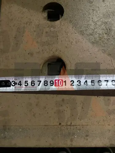 Нож ковша XCMG LW300F (2484х320х20) с отверстиями (СТ45) (12 отверстий) н/о
