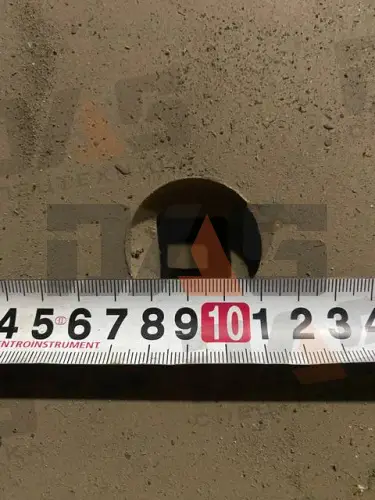 Нож ковша для LW300F (2480х320х20) с отверстиями (СТ45) (12 отверстий)